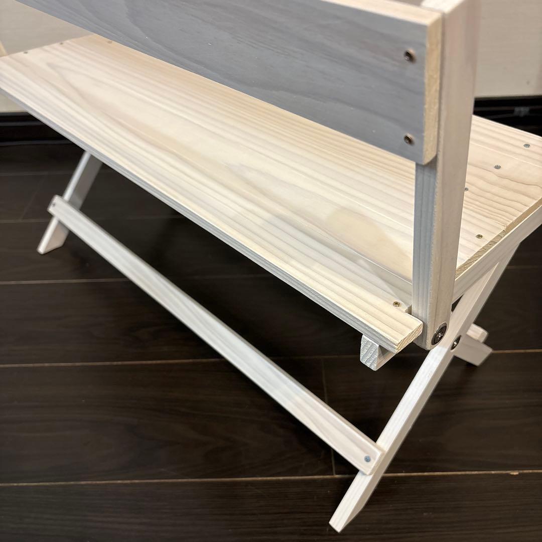 ペット 人形 ドール 撮影用 折りたたみベンチ チェア 椅子