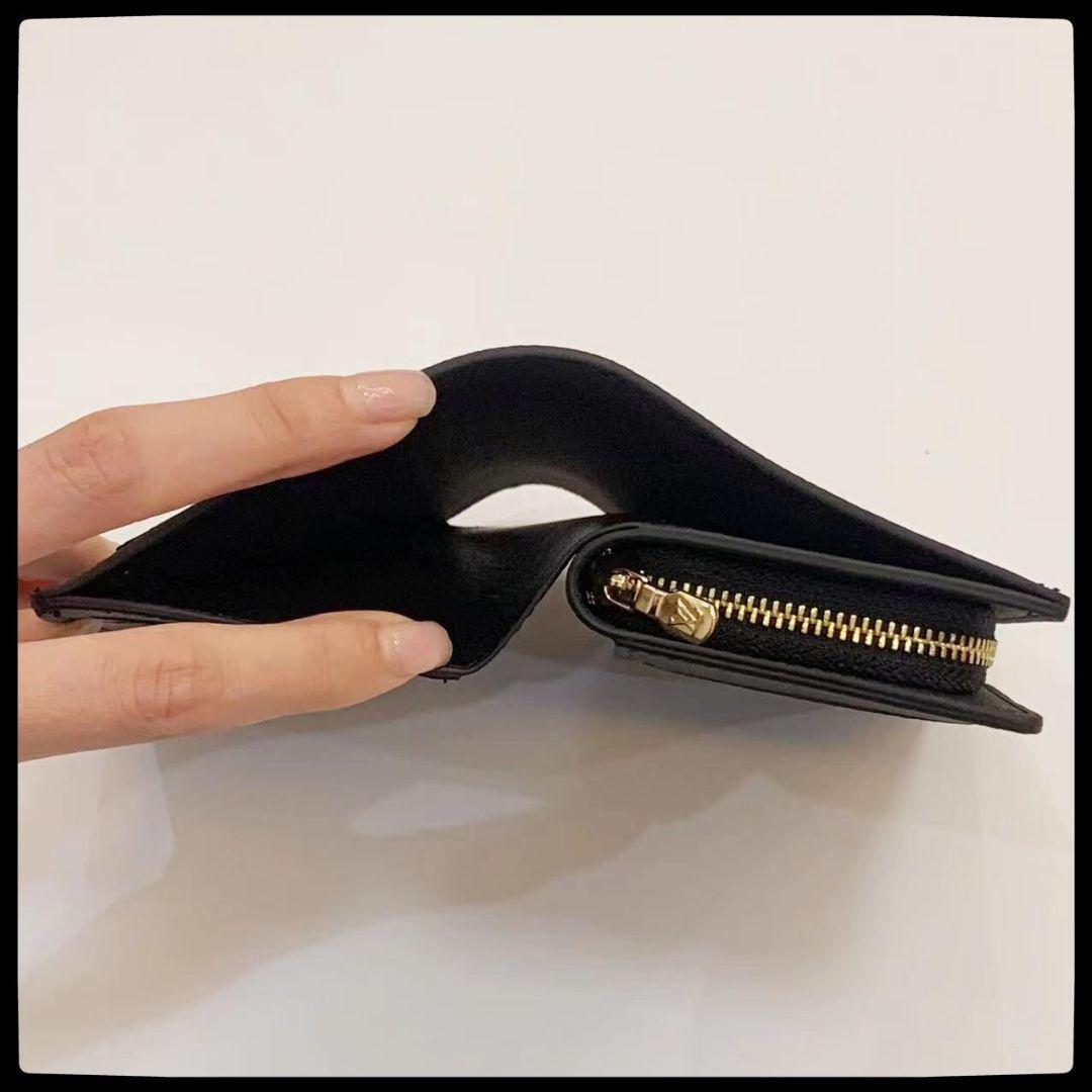 【箱付き】 二つ折り財布 ブラック