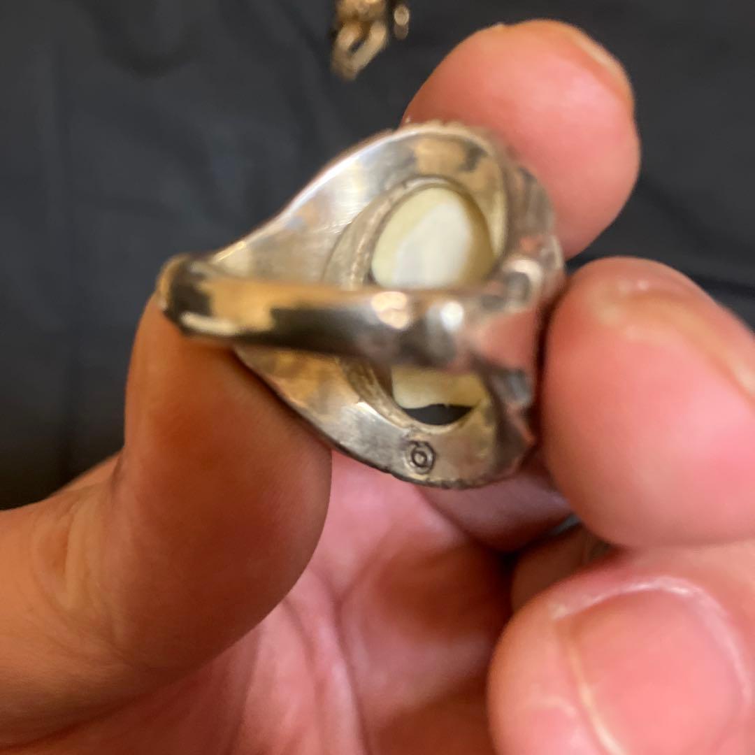 d*7様 希少！アレックスストリーター エンジェルハートリング スカル