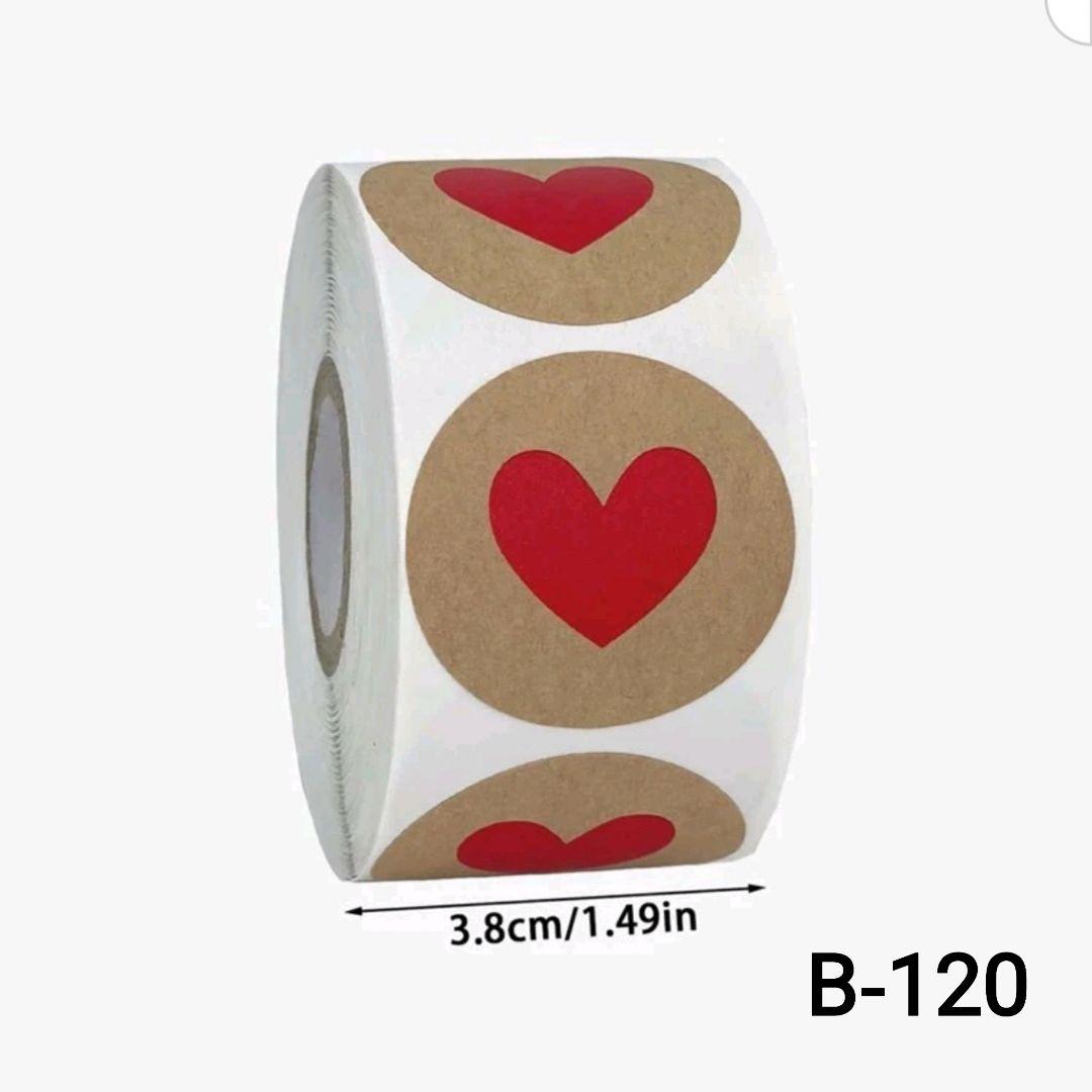 ラスト1セット＊B-120＊サンキューシール＊切り売り52枚＊3.8cm 大きめ