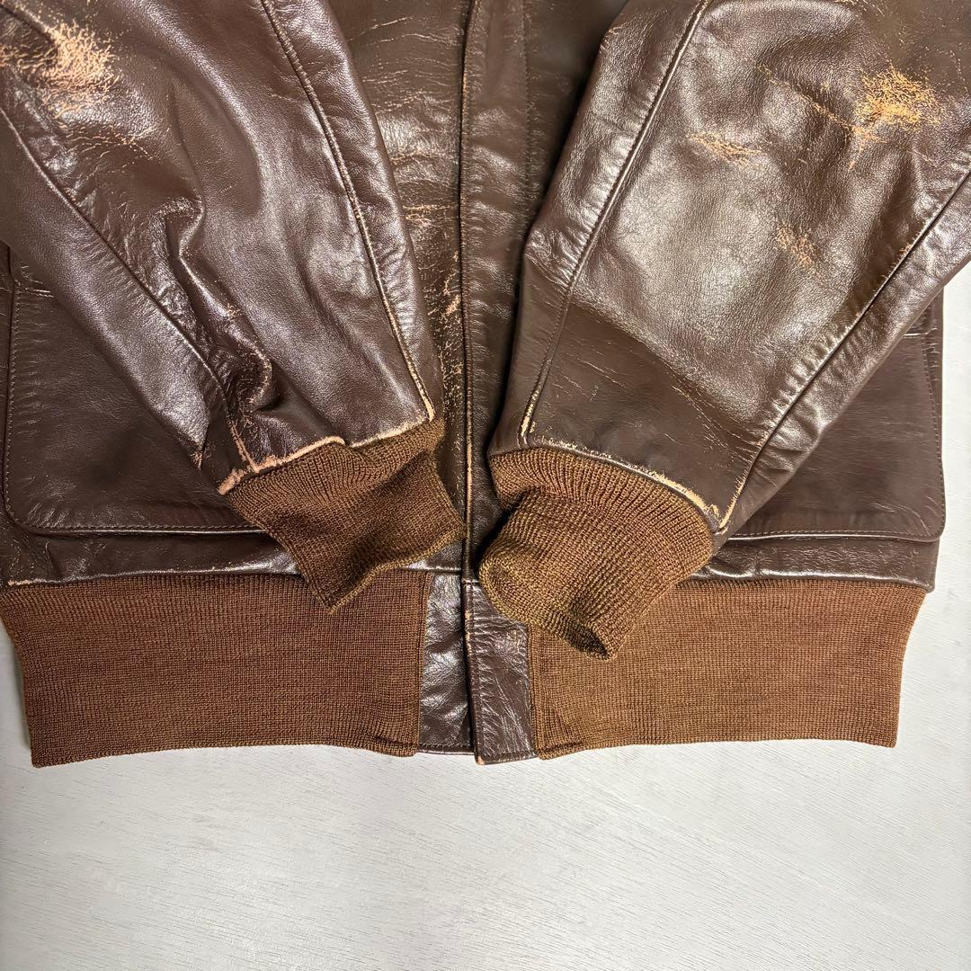 Buzz Rickson A-2 レザージャケット　馬革　ホースハイド　36 S