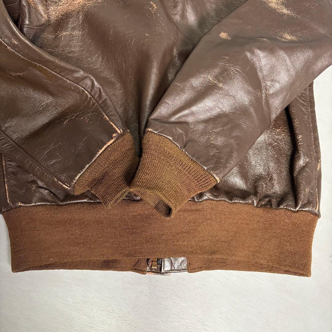 Buzz Rickson A-2 レザージャケット　馬革　ホースハイド　36 S