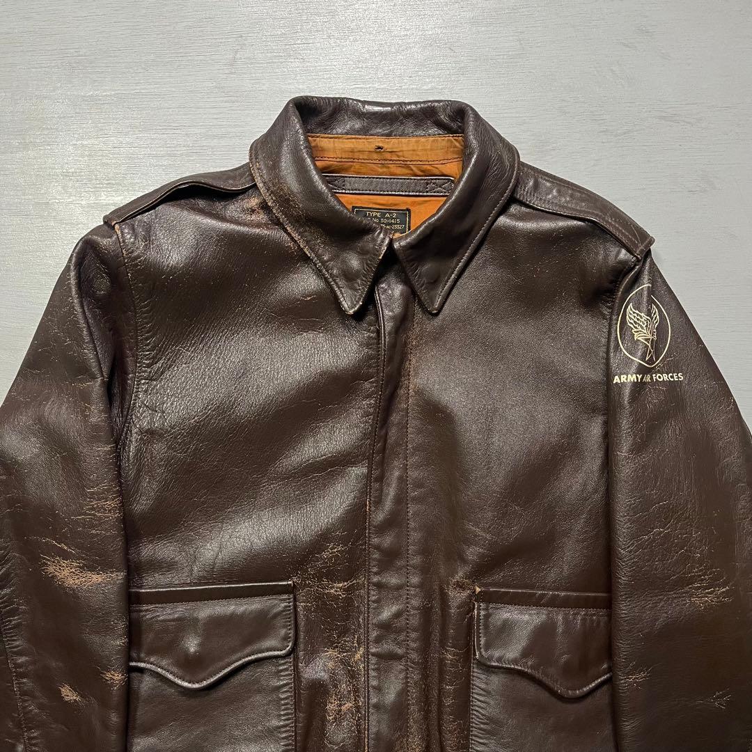 Buzz Rickson A-2 レザージャケット　馬革　ホースハイド　36 S