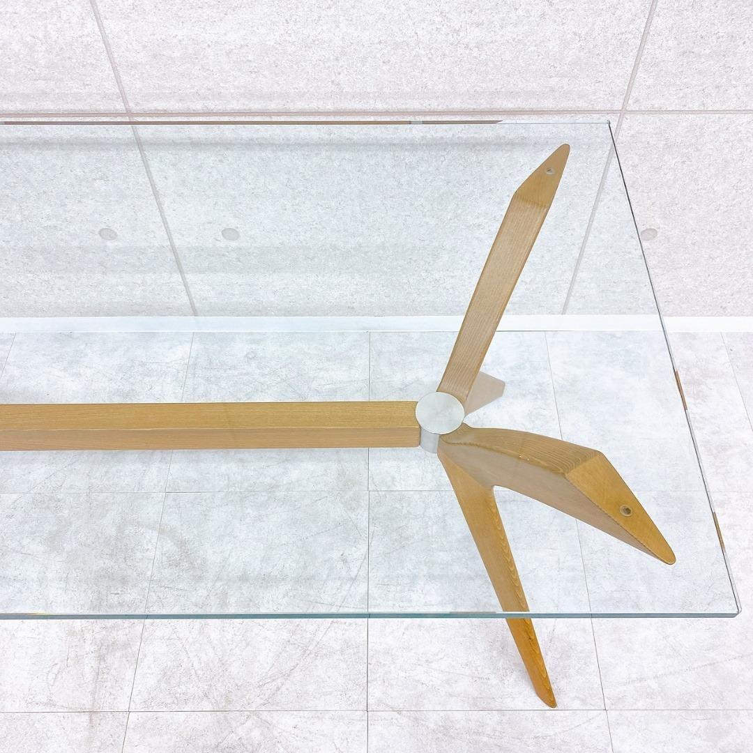 Calligaris（カリガリス） ガラステーブル 160×85×75cm
