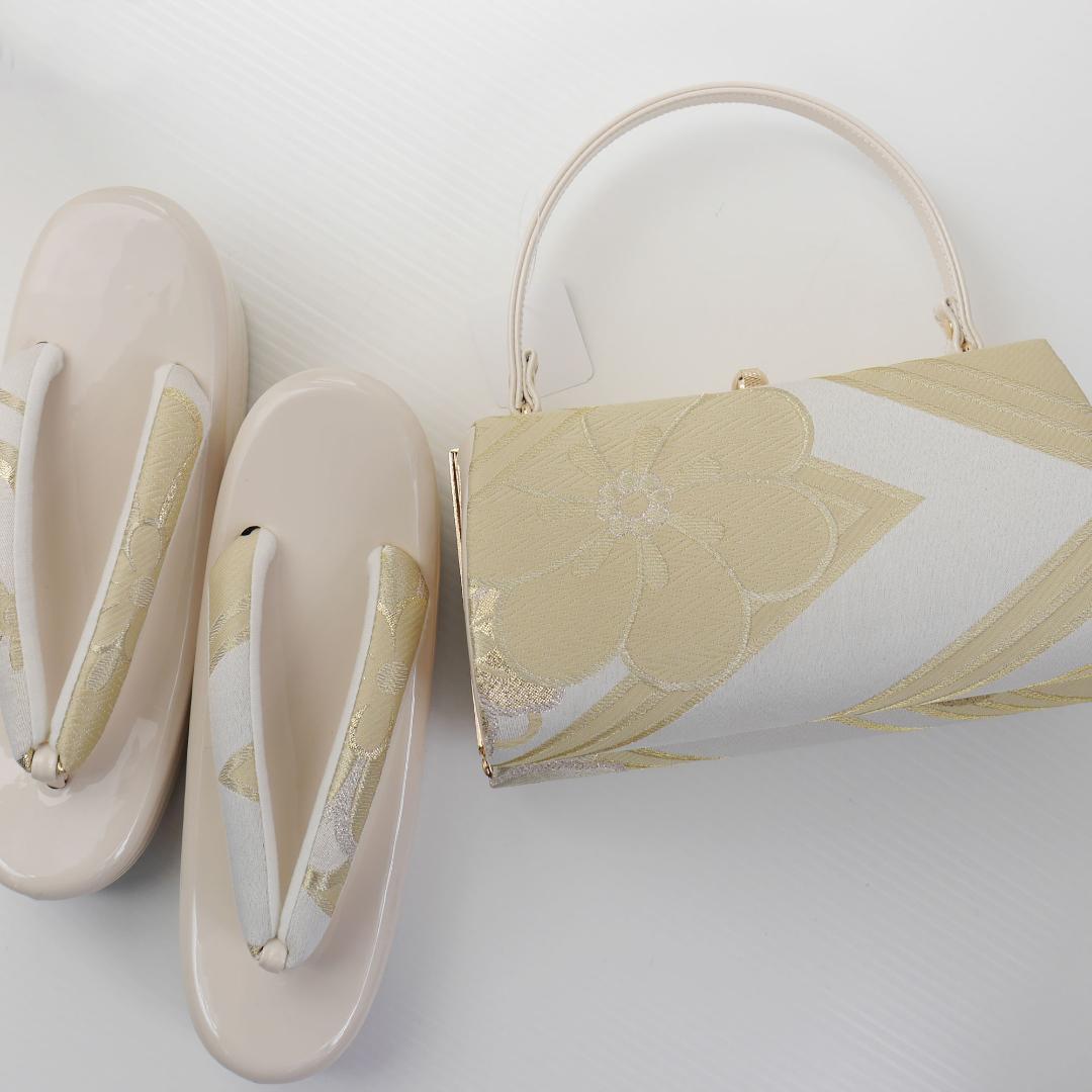 和装 草履バッグセット 振袖 成人式 厚底 ヒール草履 uzouri94-4