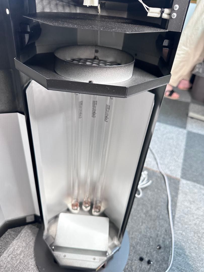 オプティプラス 循環式空気除菌装置　REAL CLEAN(黒）