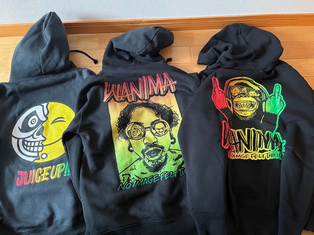 WANIMA KENTA 猿 フェイスロゴパーカー 3点セット