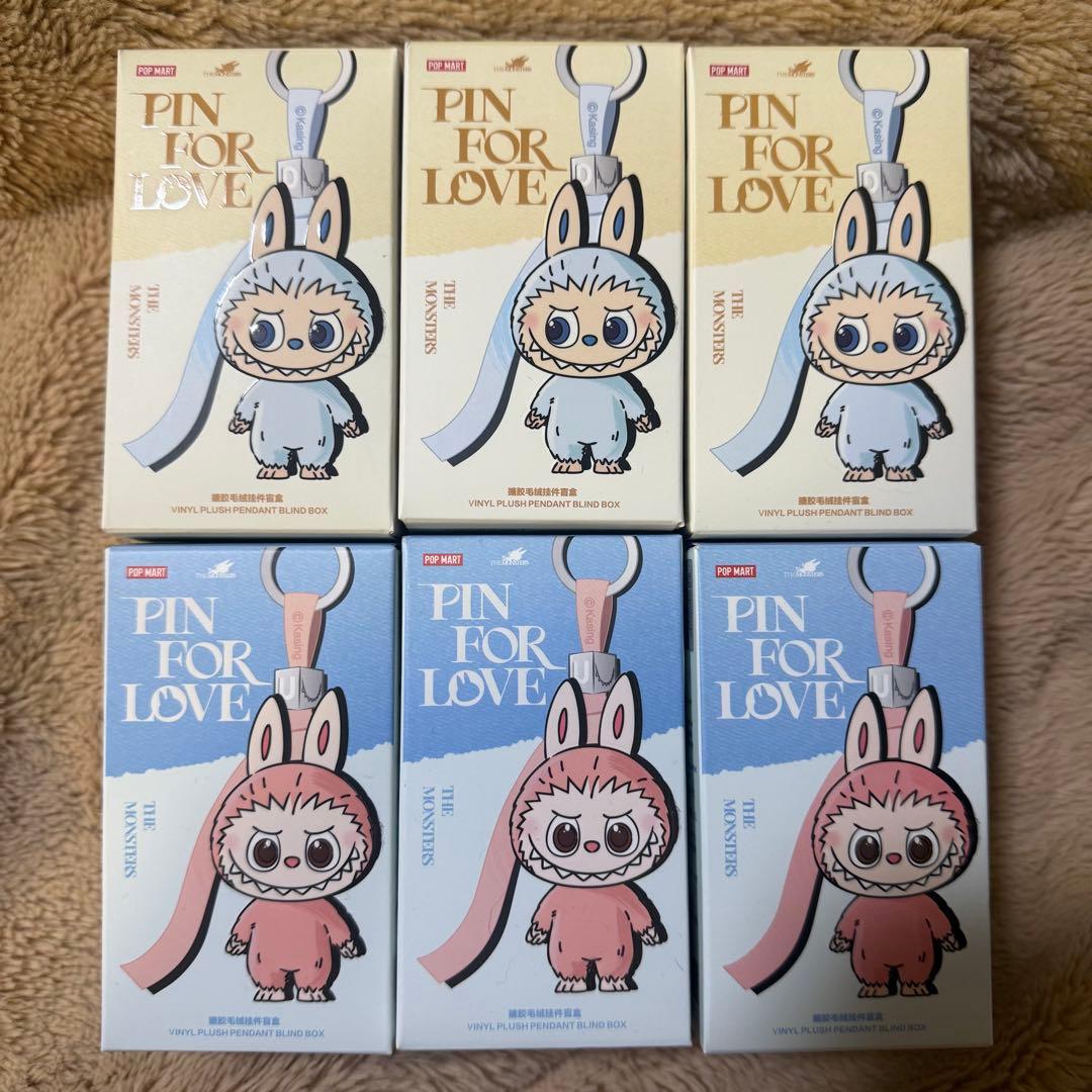 POP MART The Monster PIN for Love 6体セット