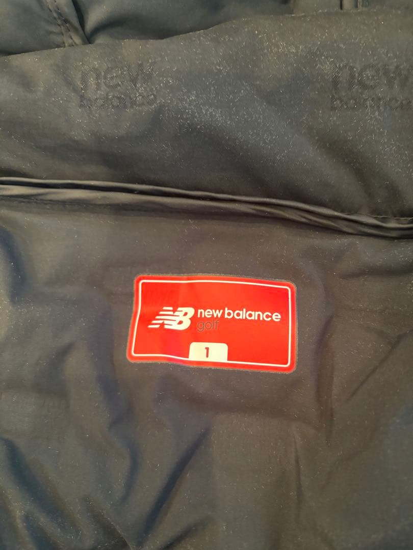 New Balance ゴルフ　ブラック フード付きジャケット