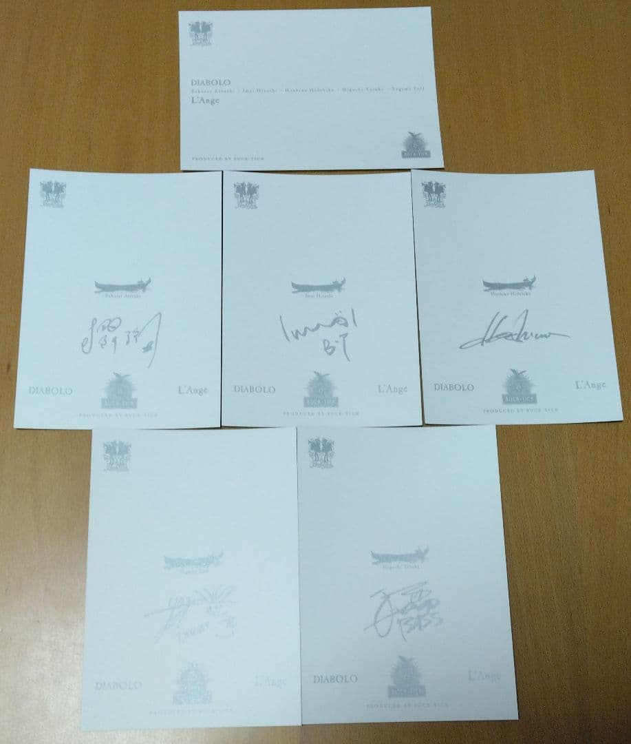 BUCK-TICK　デビュー25周年　特別限定　ワイン　ポストカード　バクチク