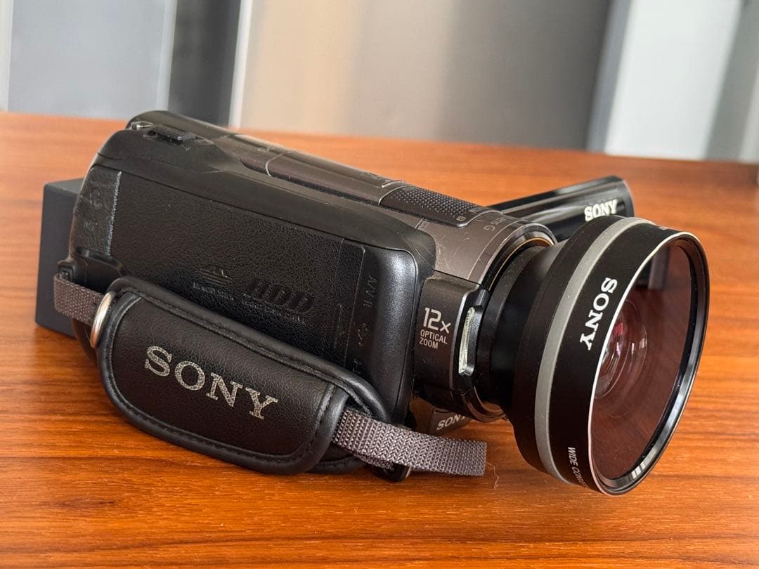 SONY Handycam HDR-XR520V ワイコン付き