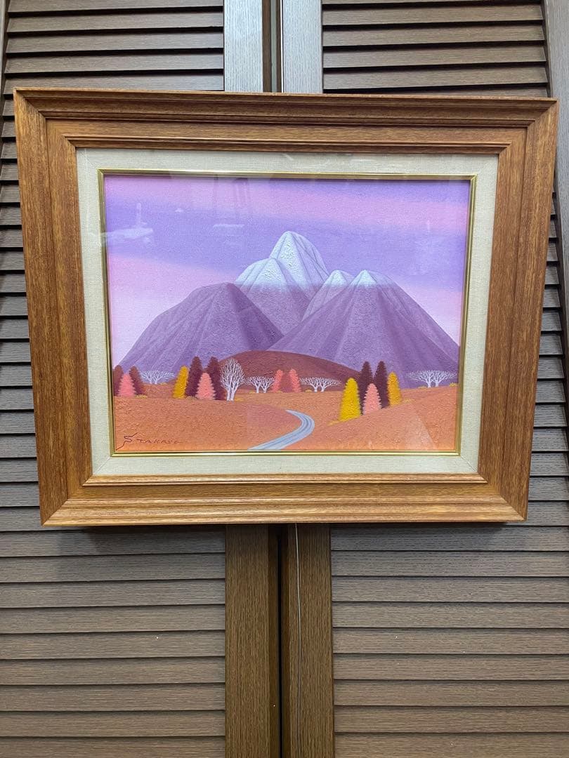 【一枚の繪】画家 高瀬三郎 『初冬の朝日岳（那須）』油絵 F6号