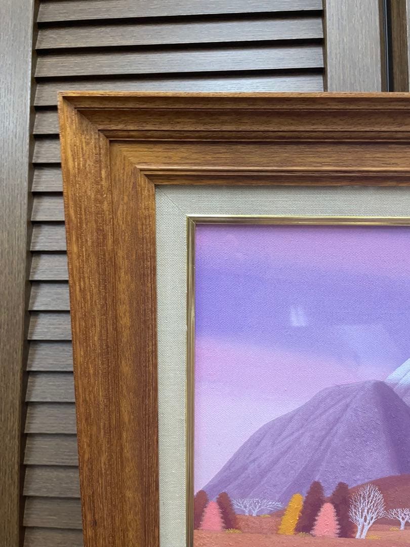 【一枚の繪】画家 高瀬三郎 『初冬の朝日岳（那須）』油絵 F6号