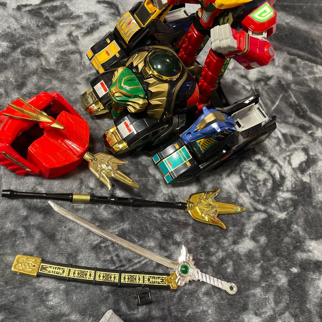 五星戦隊ダイレンジャー　五星合体　DX 大連王　　DX龍星王　DX天空気殿　①