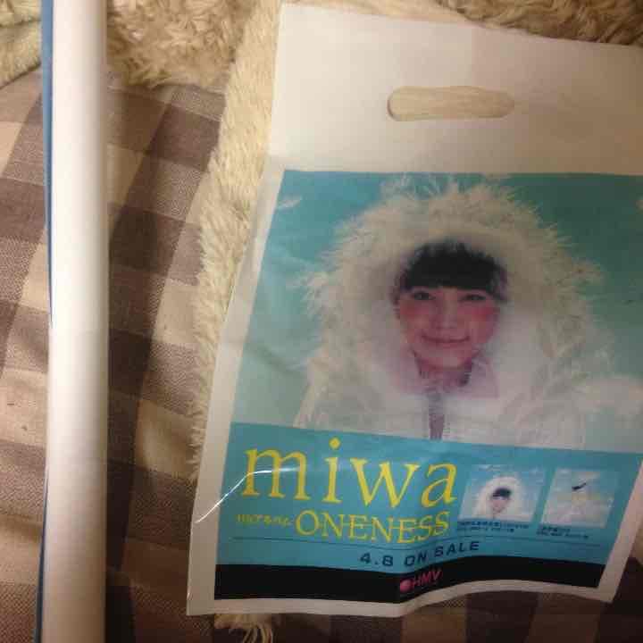 miwa ポスター 袋付き