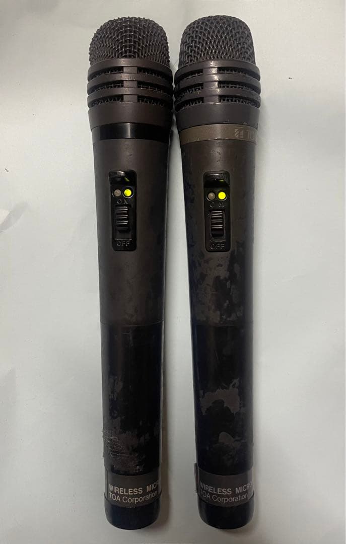 【動作確認済】TOA ワイヤレスマイク WM-1210 2本セット