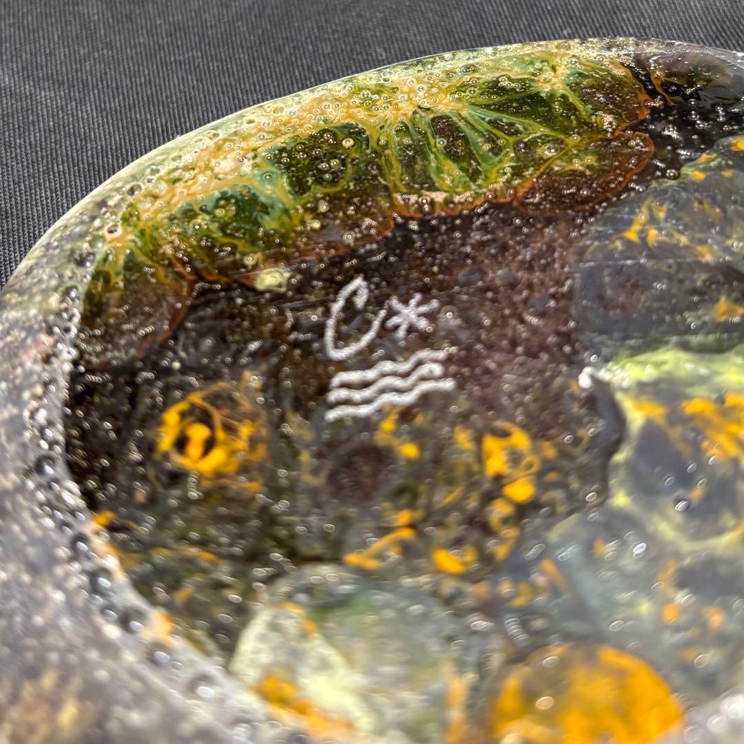 パートドヴェール　小皿　柊　エミールガレ　アマルリックワルター②