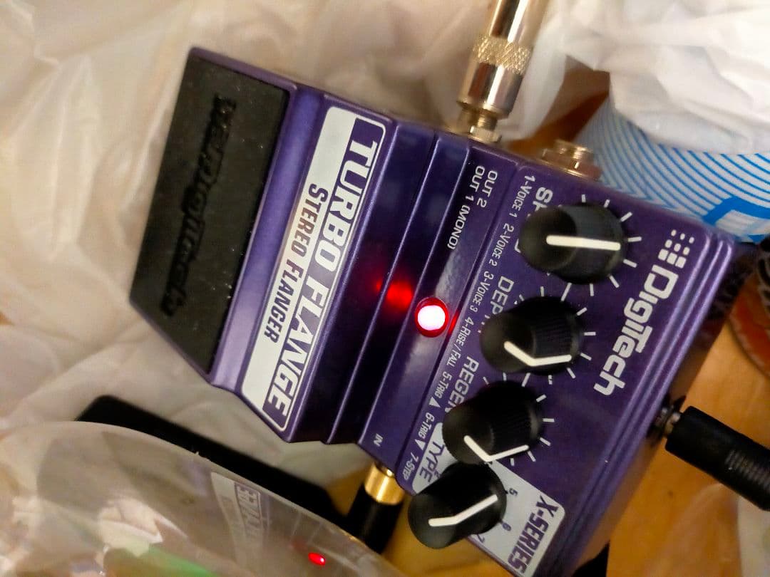 【３/７迄出品予定】中古DigiTech TURBO FLANGE フランジャー