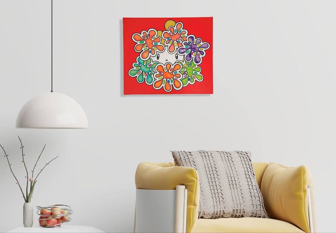 ★鈴木哲也★F10(530×455mm)アクリル原画1点物★送料無料#129