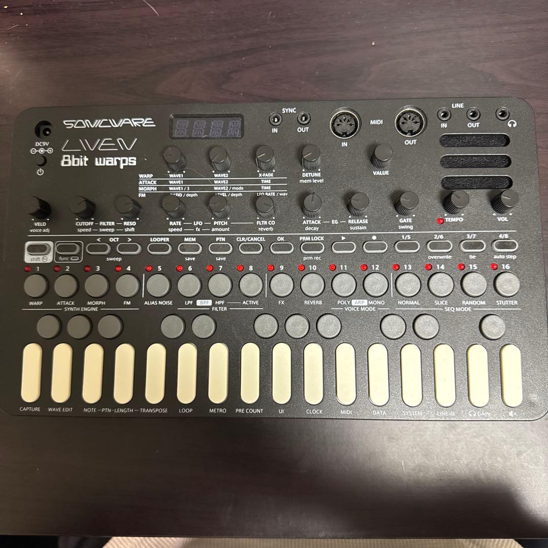 Sonicware 8bit warps シンセサイザー 本体