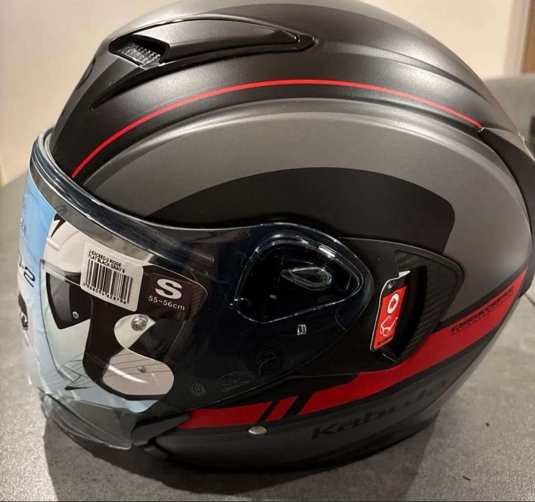 【美品未使用】OGK Kabuto EXCEED2お得 ヘルメット＋シールド付き