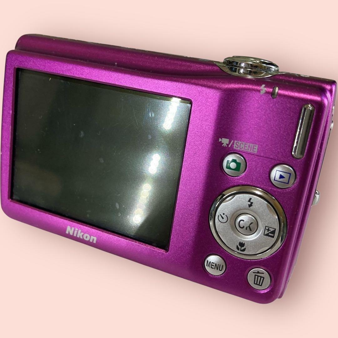 [美品•即使用可能]Nikon COOLPIX S220ピンク 1810万画素