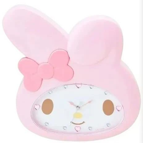 サンリオ　マイメロディ　フェイス型　掛け時計