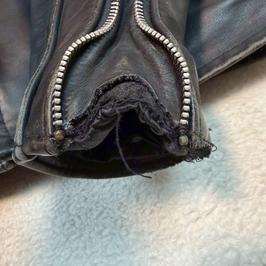 SIZE42 SCHOTT 641 ライダースジャケット ライナー 大きいサイズ