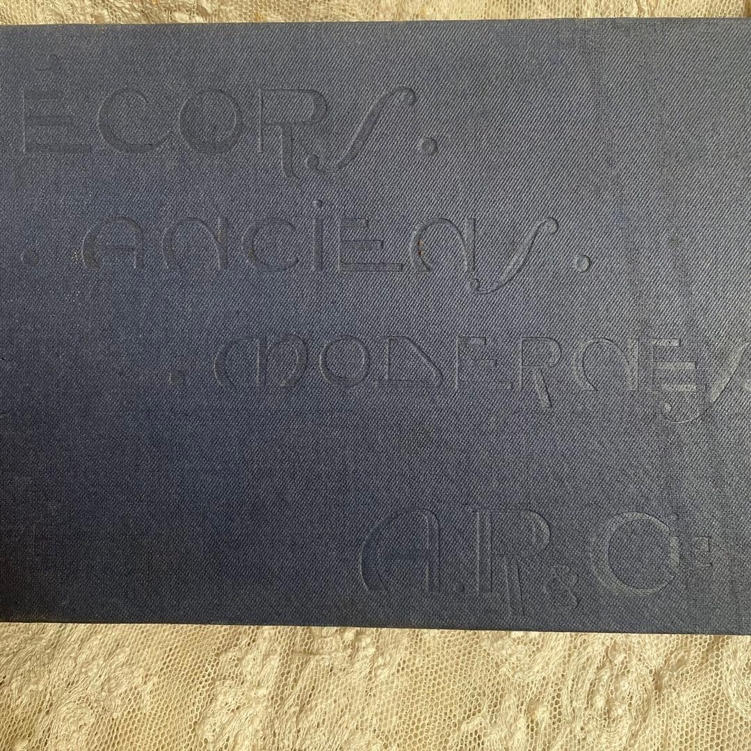 フランスアンティーク カーテン見本A.R.C. 19世紀インテリアデザイン帳