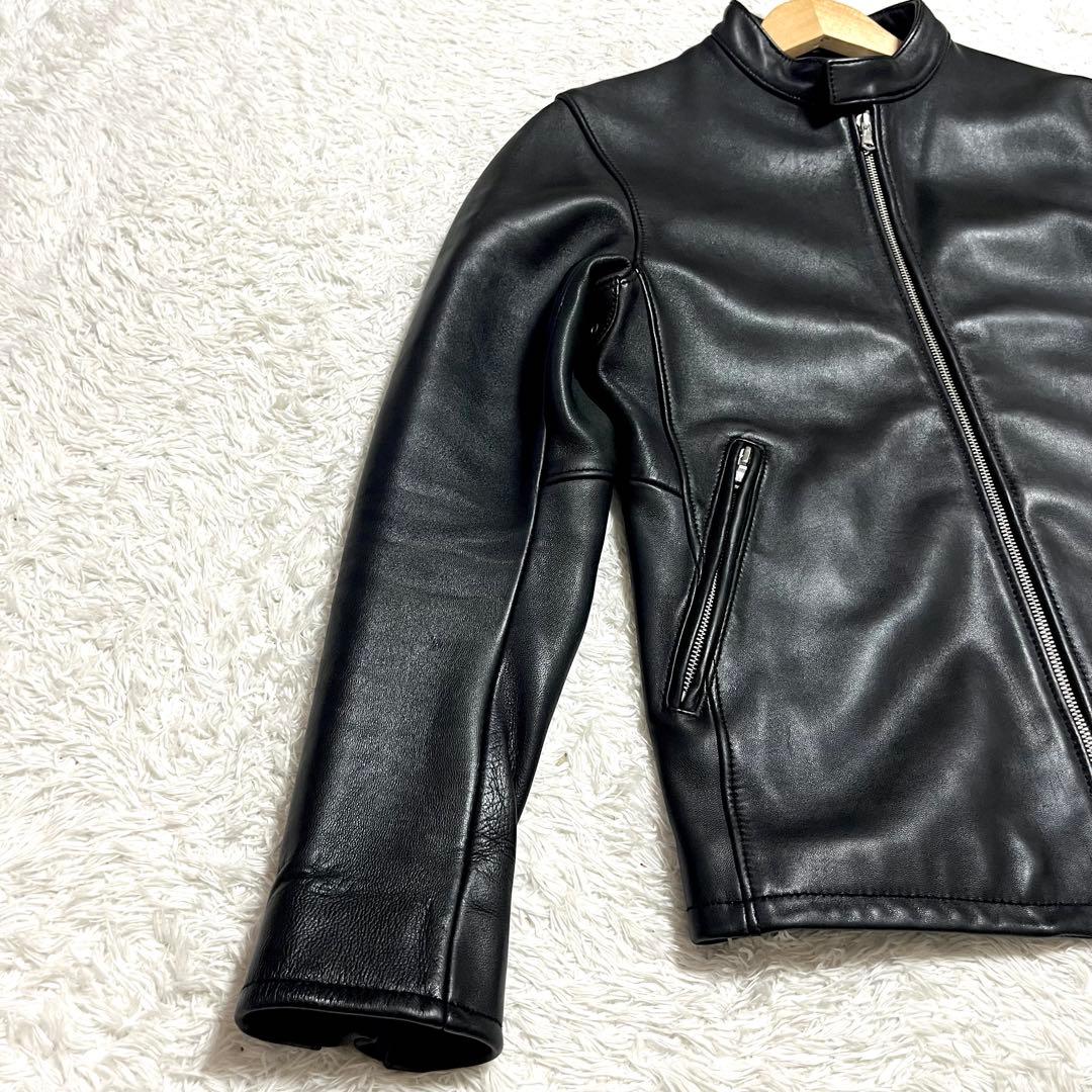 ✨美品✨ユナイテッドアローズ ラムレザー 本革 Lサイズ レザージャケット