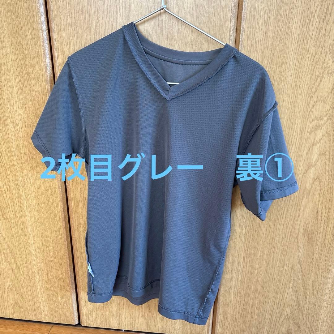 リライブシャツ正規品3枚（グレーのMサイズ2枚、黒のSサイズ1枚）