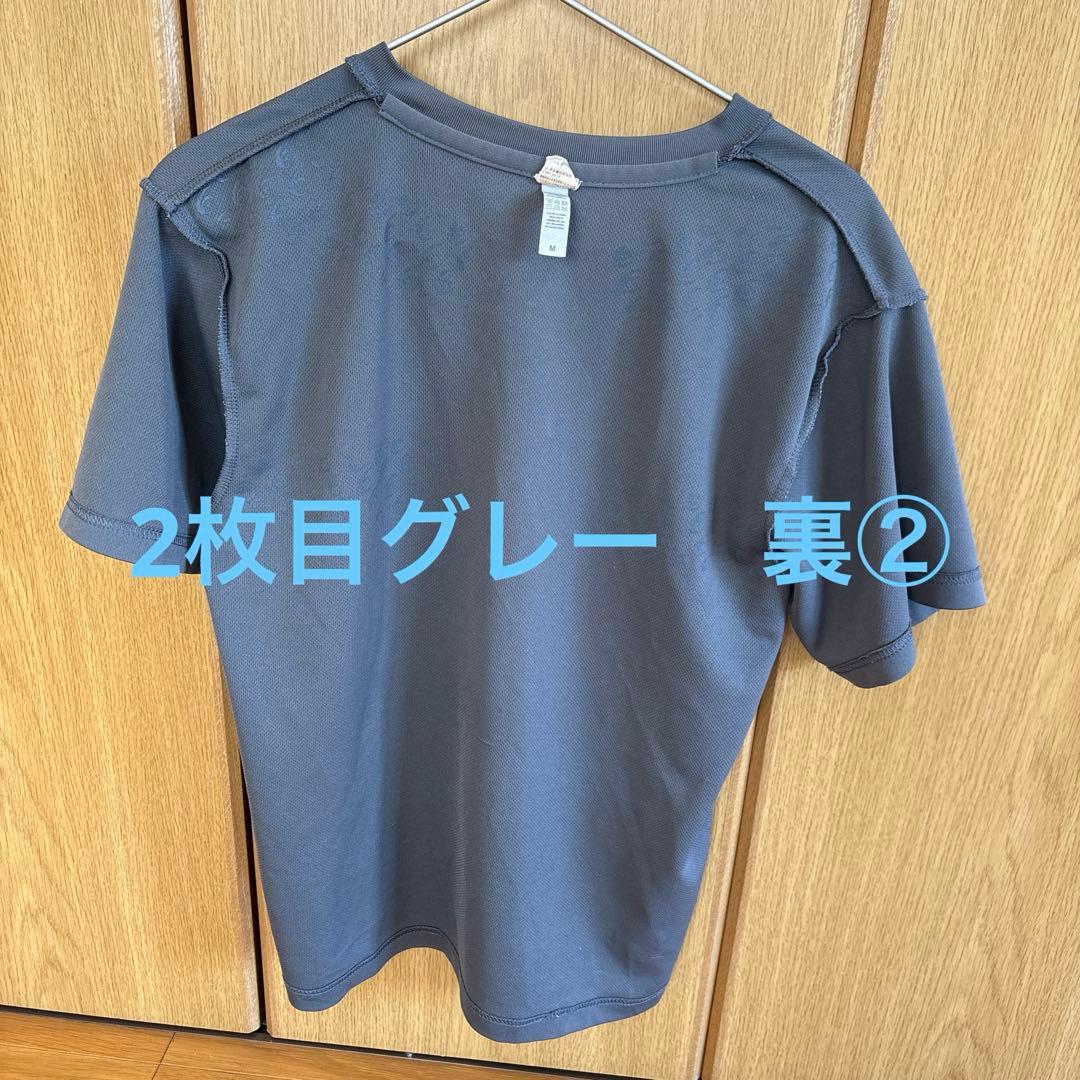 リライブシャツ正規品3枚（グレーのMサイズ2枚、黒のSサイズ1枚）