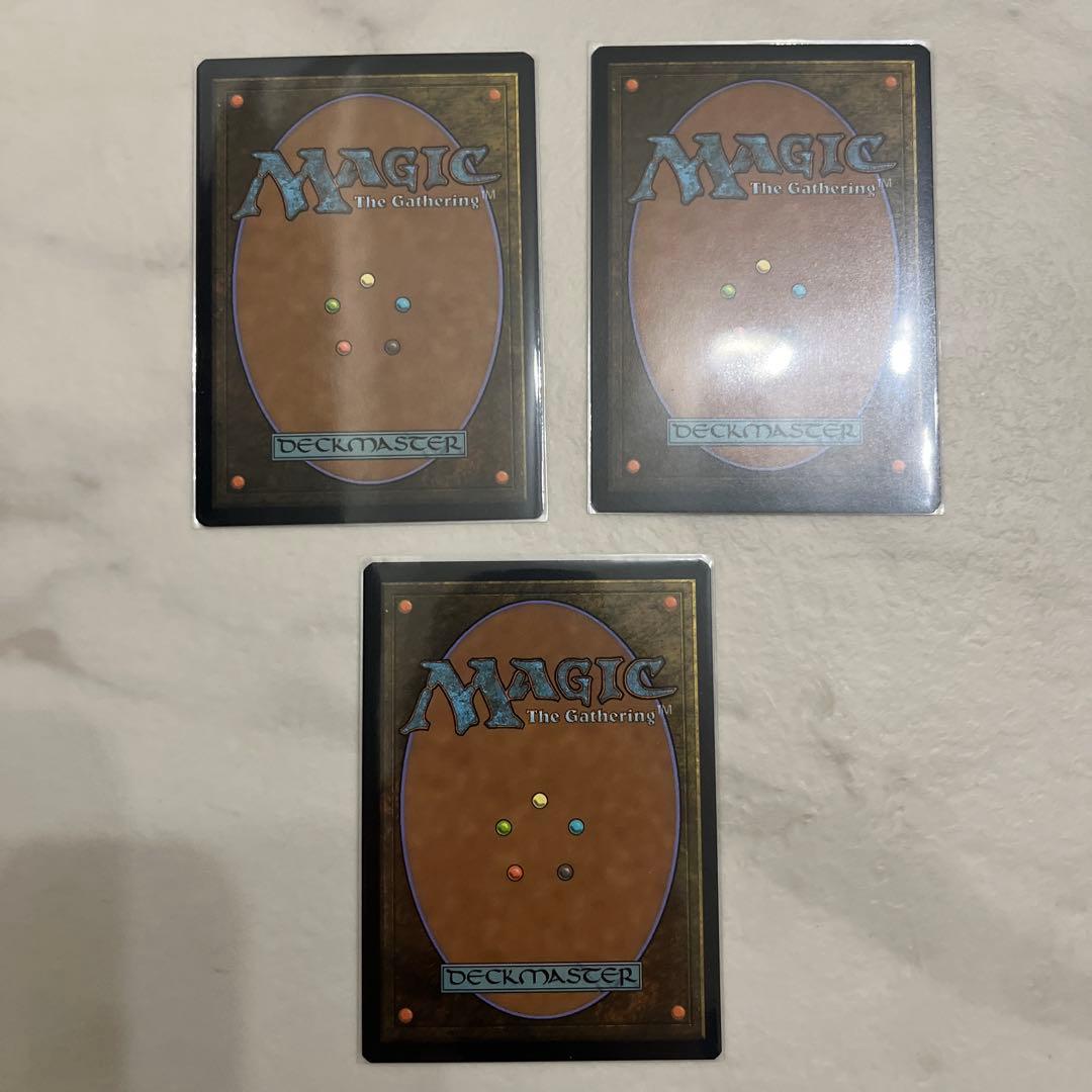 MTG 否定の力　旧枠 エッチング foil 英語　3枚