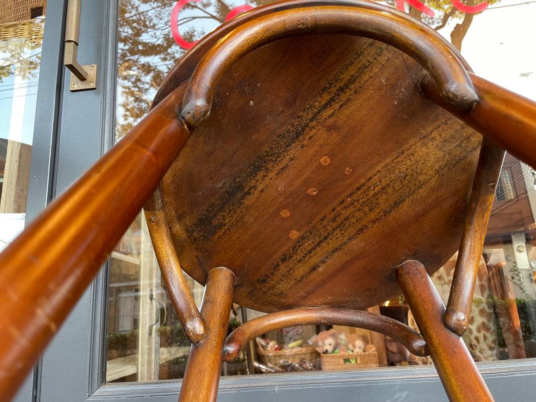 2B7109【曲木】スツール ハイスツール カウンターチェア アンティーク