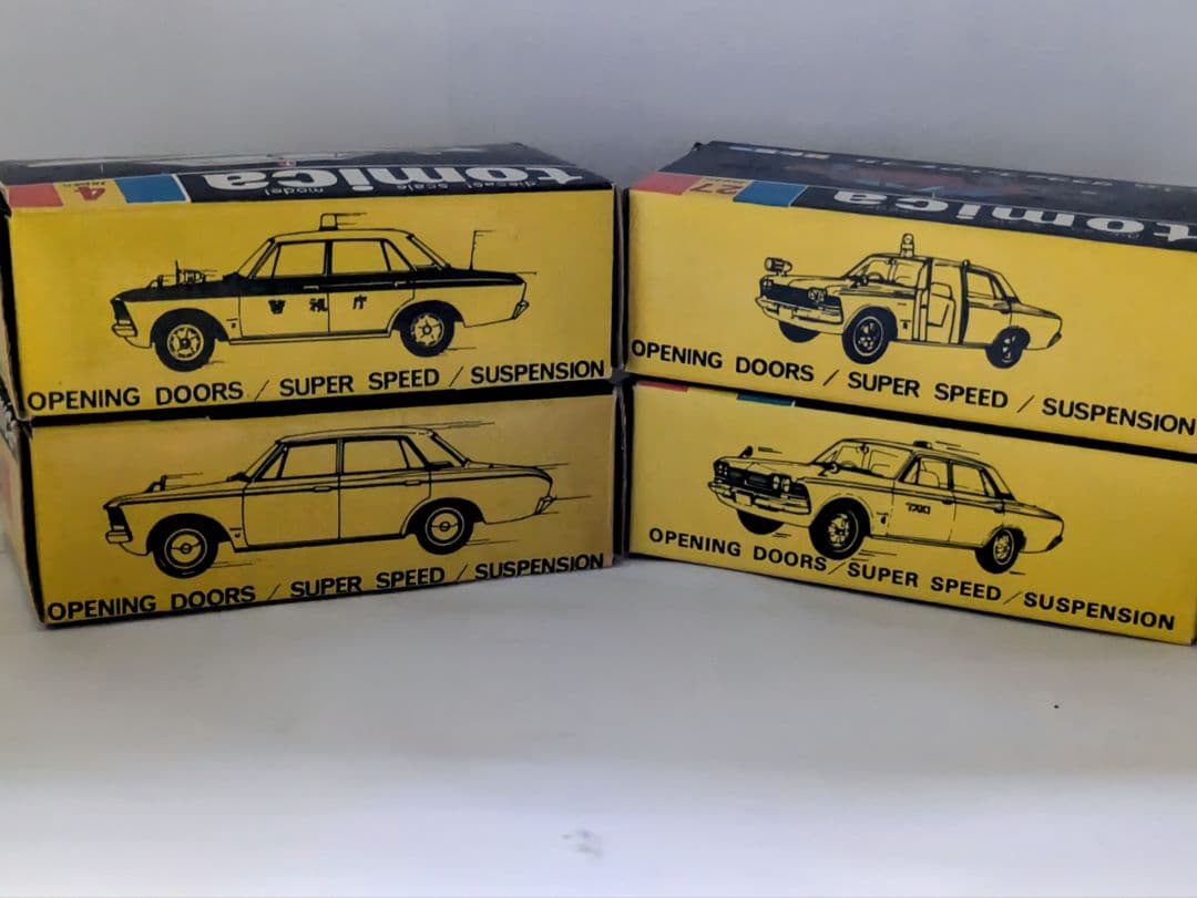 トミカ黒箱 3.4.27.28 クラウンシリーズ　当時物美品