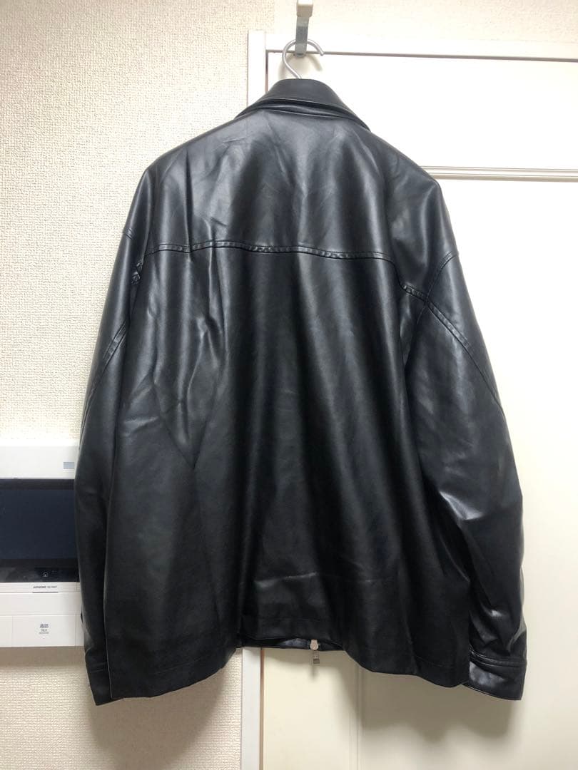 メゾンスペシャル レザー オーバー セットアップ ブルゾン スラックス パンツ