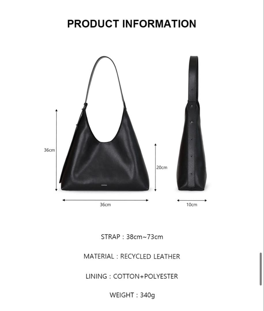 【monorow】ANGLE BLACK