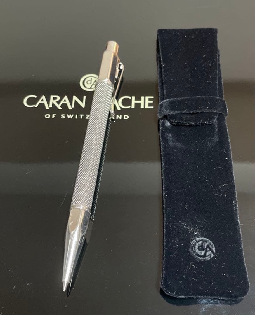 カランダッシュ　バリアス　メカニカルペンシル　アイバーンホ　銀色