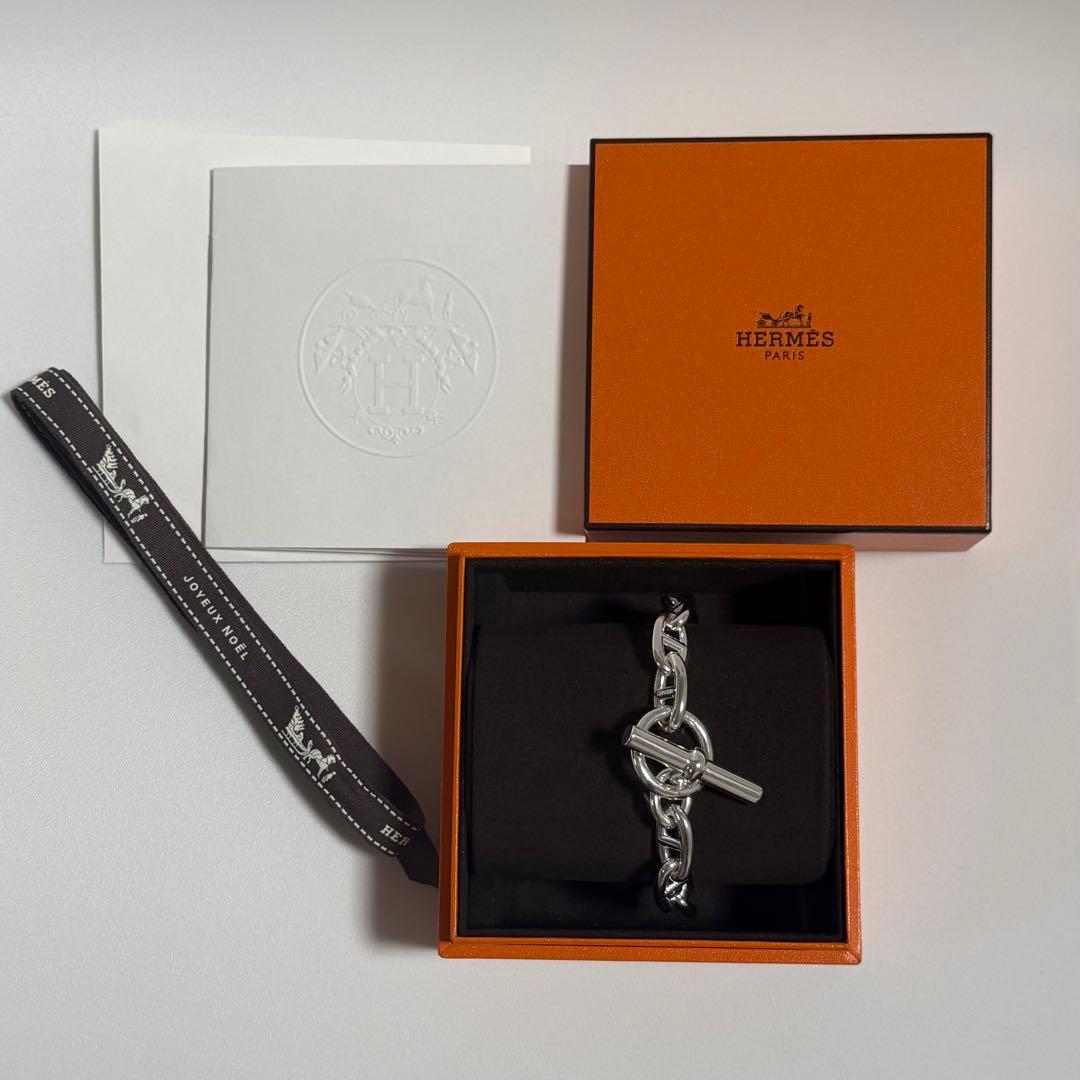 新品未使用　HERMES シェーヌダンクル　GM14コマ　ブレスレット