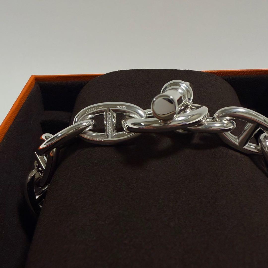 新品未使用　HERMES シェーヌダンクル　GM14コマ　ブレスレット