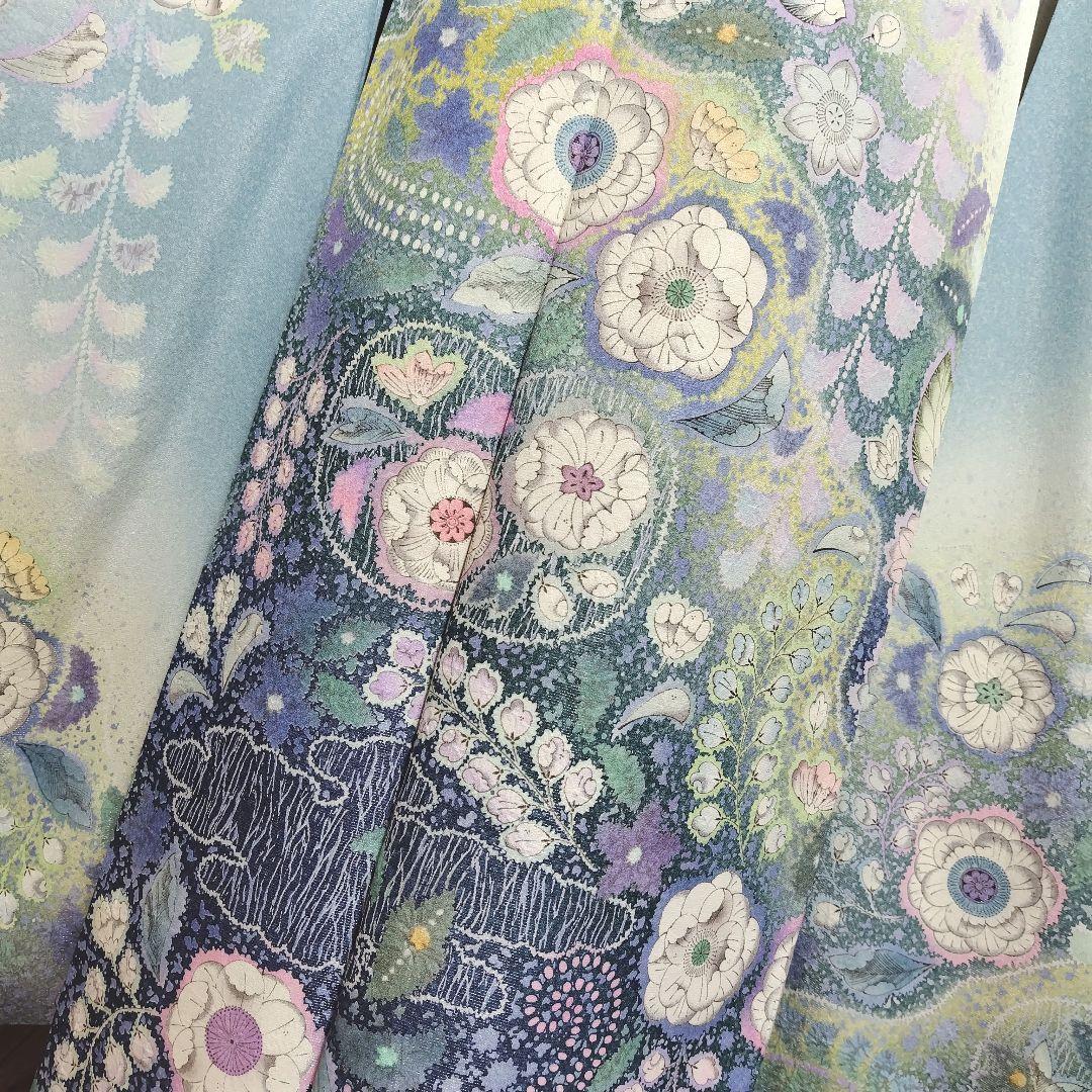 お直し無料！振袖フルセット(8点)・辻ヶ花・辻が花・絞り・胴裏正絹・高級手縫い