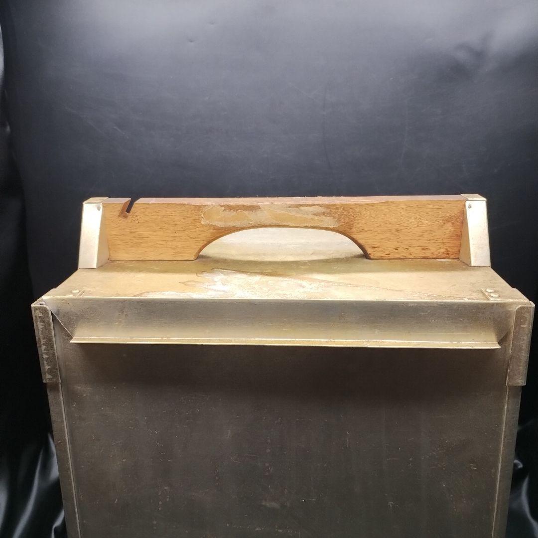 ◼️昭和レトロ◼️アルミ 出前箱 縦型 5段