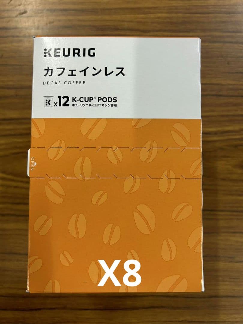 超お得商品～キューリグkカップ　カフェインレス　8箱セット