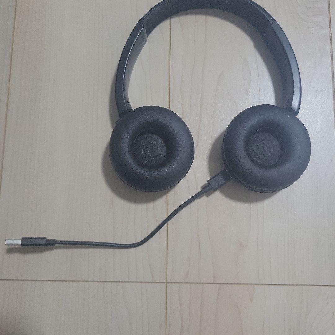 SONY ワイヤレスヘッドセット USB接続 ブラック