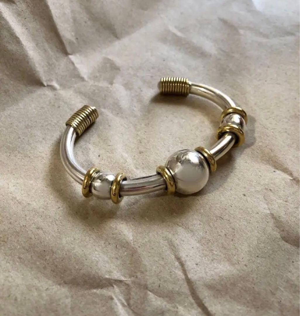 さ*き様 メキシコ製 vintage 925 シルバーバングル メキシカンジュエ