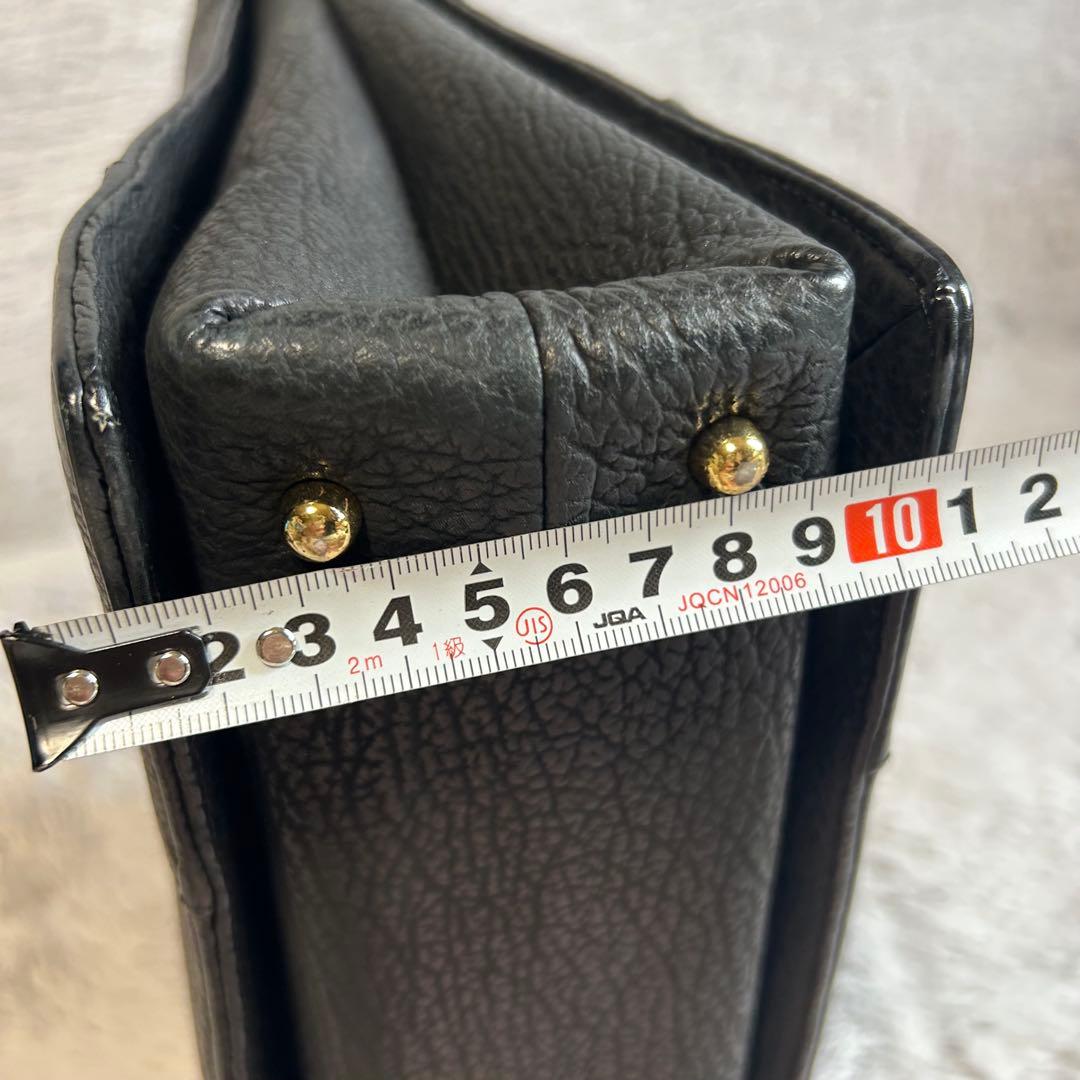 JRA認定　シャークスキン　鮫革　ビジネスバッグ　ブリーフケース