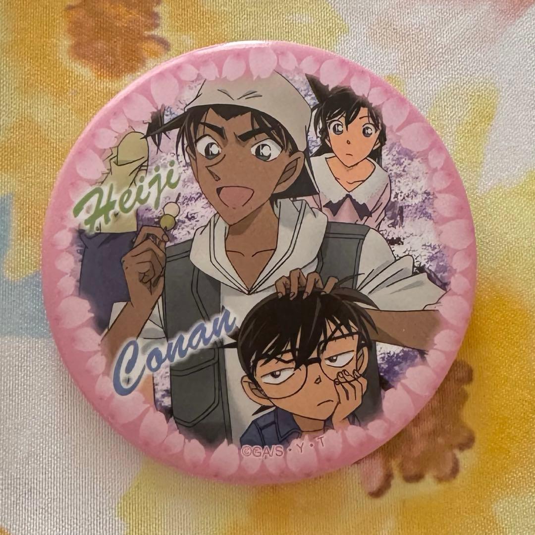 名探偵コナン 服部平次 江戸川コナン 缶バッジ