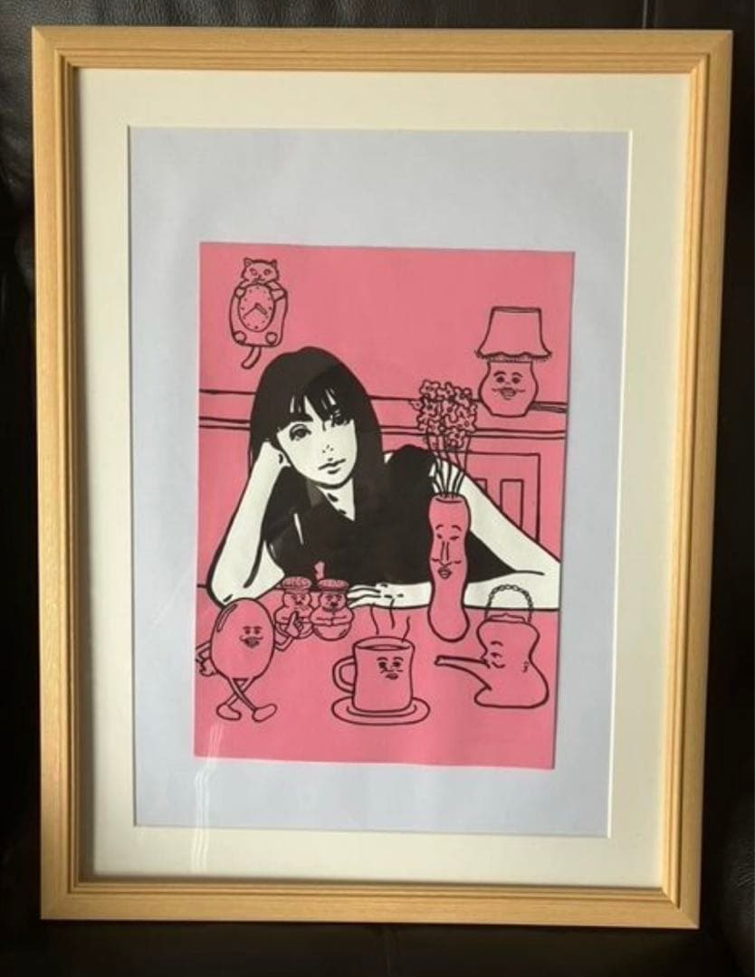 KYNE  3 ガシュ水彩画