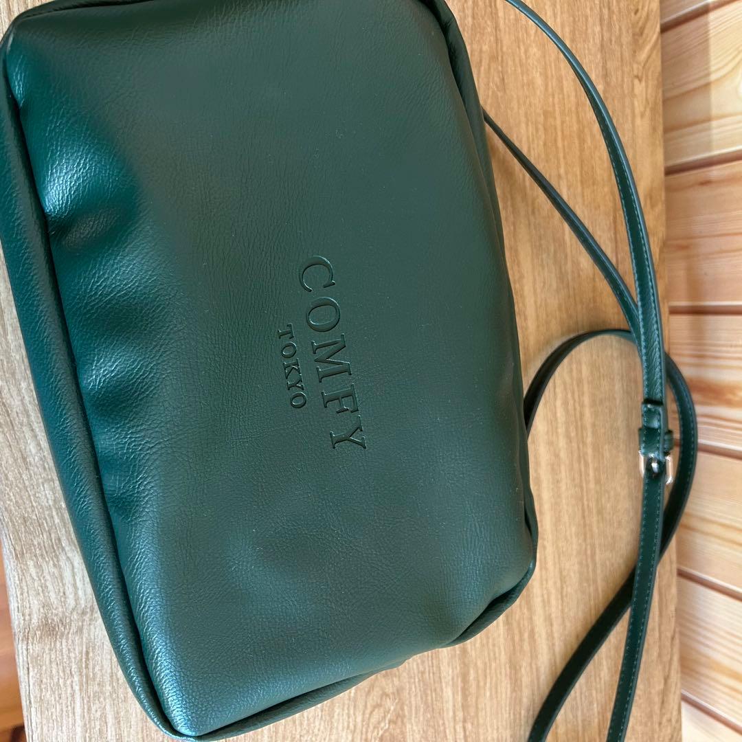 COMFY オリーブグリーン ショルダーバッグ 岩岡徹