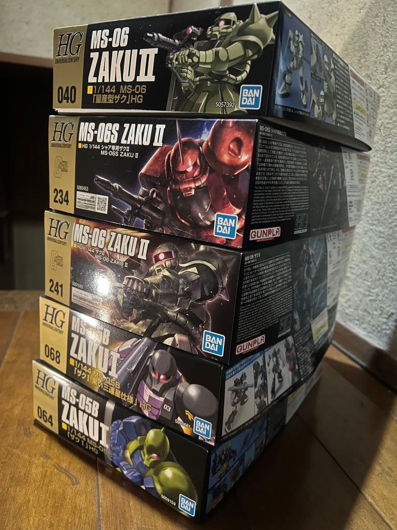機動戦士ガンダム HG 1/144 ザク 詰め合わせ ジークジオン！ 5点セット
